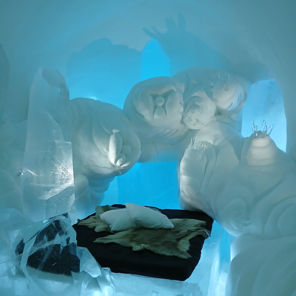Survival of the fittest, Is och snö · Icehotel Jukkasjärvi